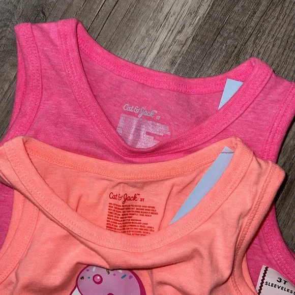 Cat & Jack Toddler Girl Tanks - Picture 4 of 4